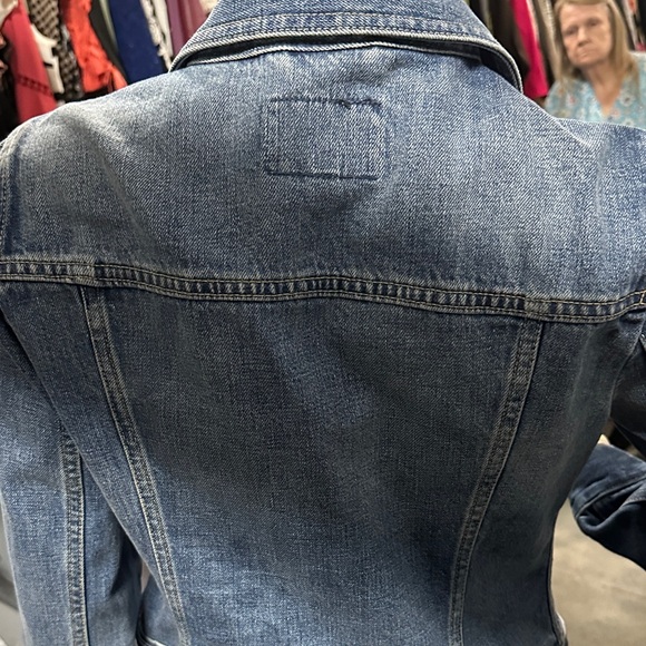 Banana Republic Light Blue Denim Jean Jacket - Picture 3 of 6
